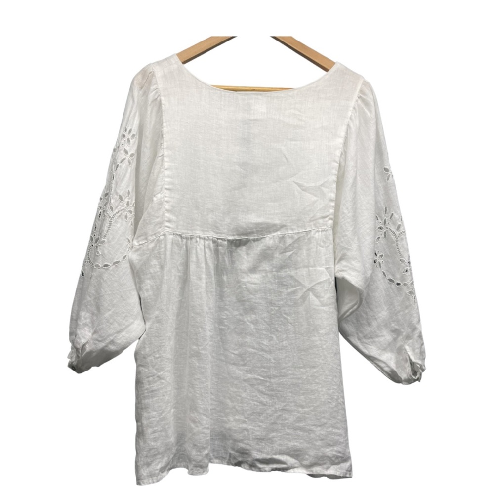 120%Lino  linen tunica dress